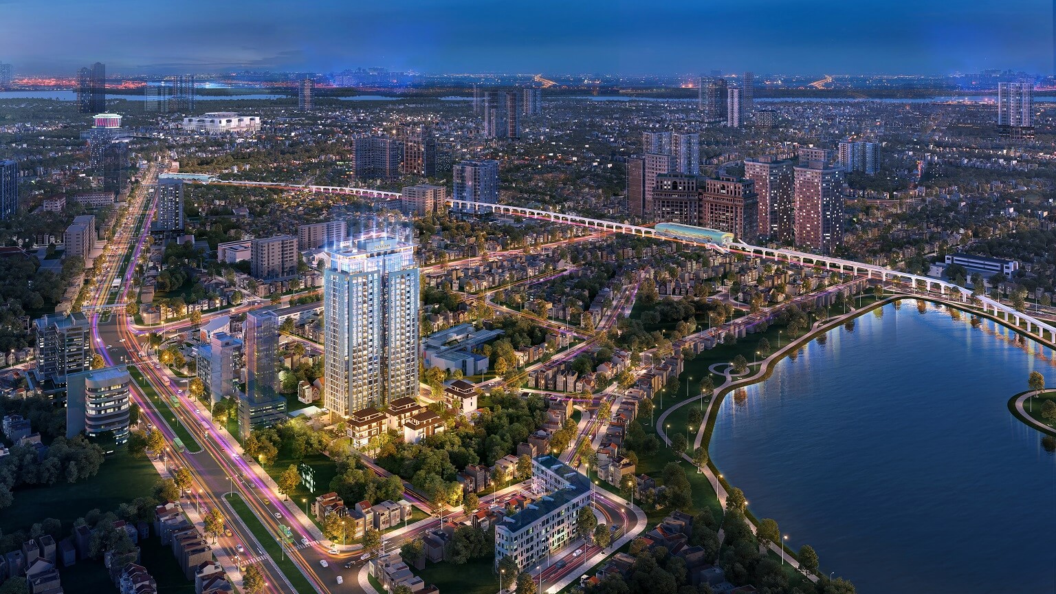 Galia Hanoi tọa lạc tại phường Yên Sở