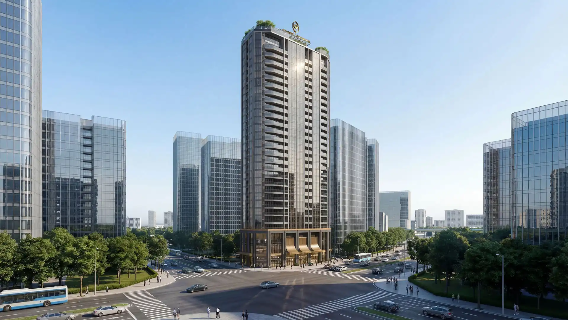 Phối cảnh dự án căn hộ siêu sang Sunshine Continental