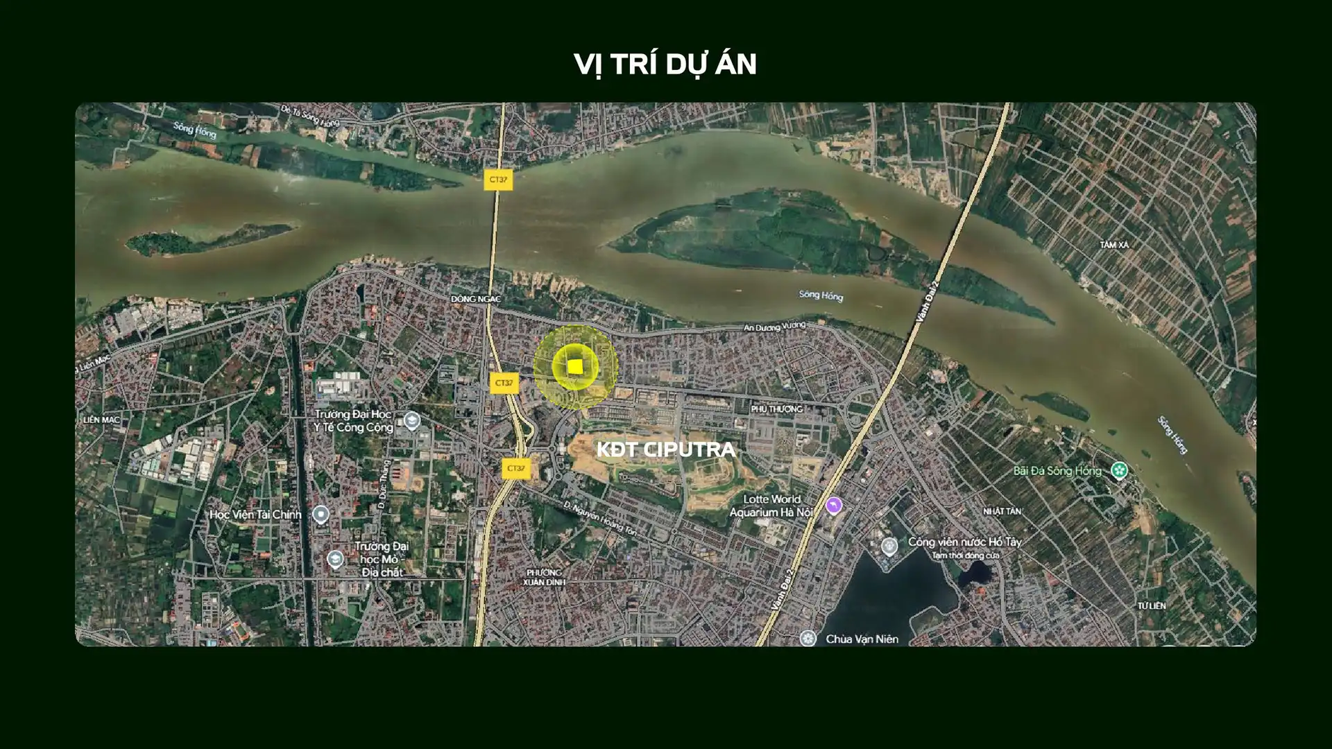 Vị trí dự án chung cư Sunshine River Park