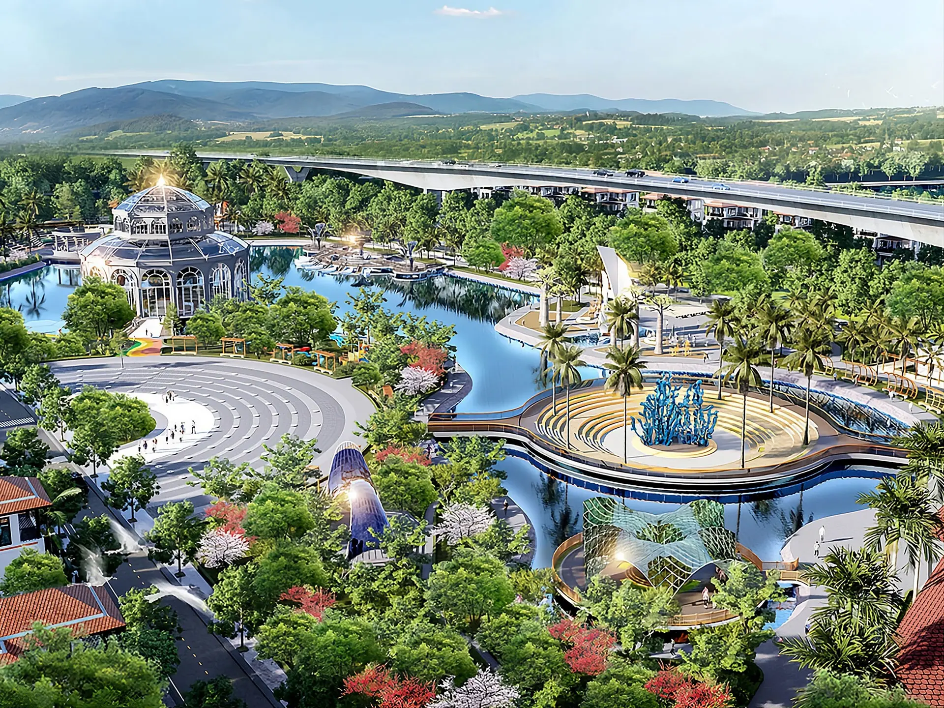 Phối cảnh tiện ích tại Noble Rivera Hanoi